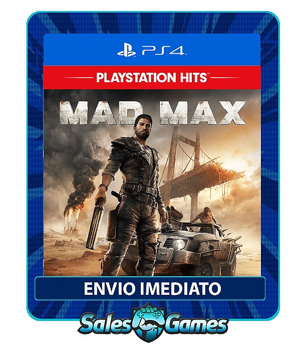 Mad Max - PS4 - Edição Padrão - Primária - Mídia Digital.