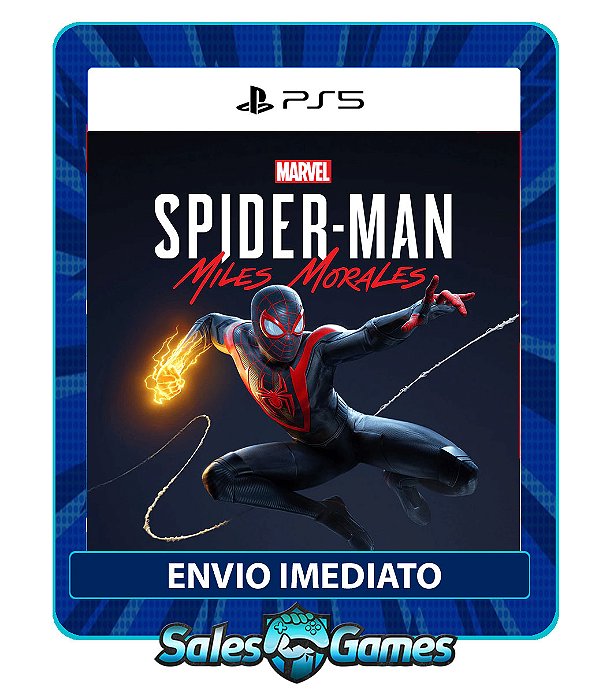Marvel Spider-Man: Miles Morales - PS5 - Edição Padrão - Primária - Mídia Digital.