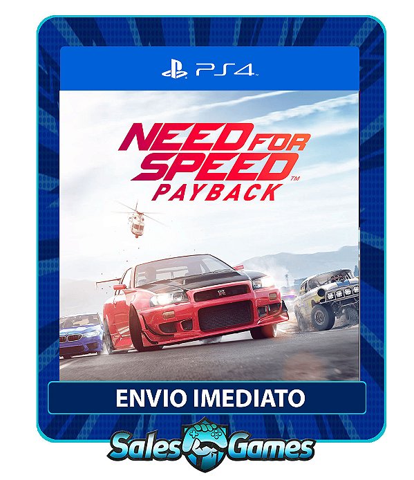 Need for Speed Payback - PS4 - Edição Padrão - Primária - Mídia Digital.