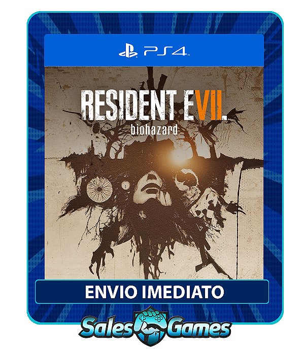 RESIDENT EVIL 7 biohazard - PS4 - Edição Padrão - Primária - Mídia Digital.