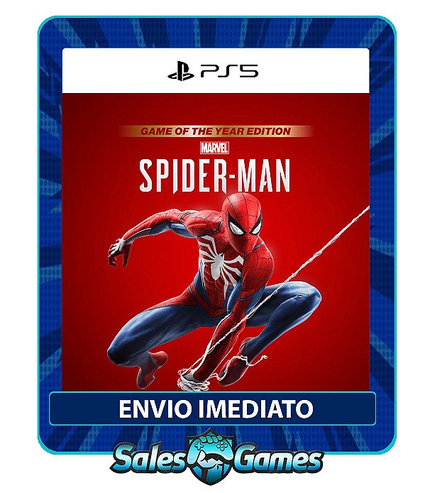 Marvel's Spider-Man: Game of the Year Edition - PS5 - Edição Padrão - Primária - Mídia Digital.