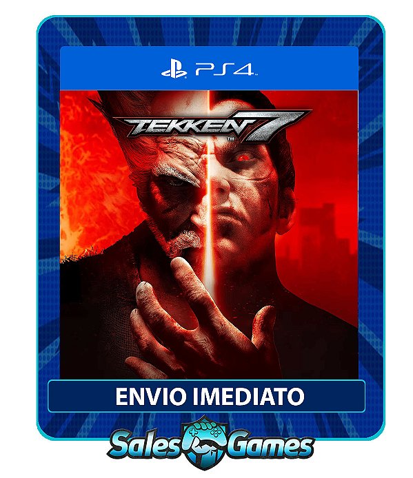 Tekken 7 - PS4 - Edição Padrão - Primária - Mídia Digital.