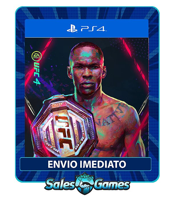 UFC 4 - PS4 - Edição Padrão - Primária - Mídia Digital.