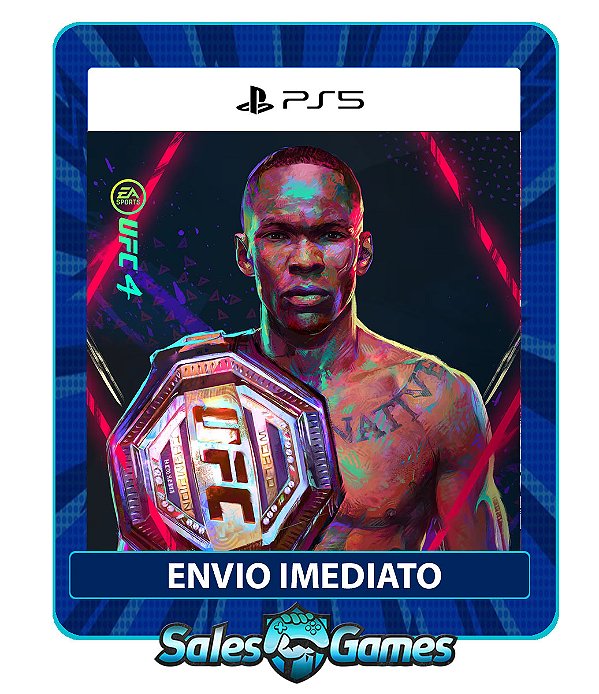 UFC 4 - PS5 - Edição Padrão - Primária - Mídia Digital.