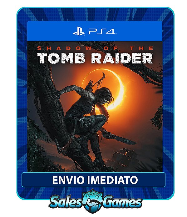 Shadow of the Tomb Raider - PS4 - Edição Padrão - Primária - Mídia Digital.