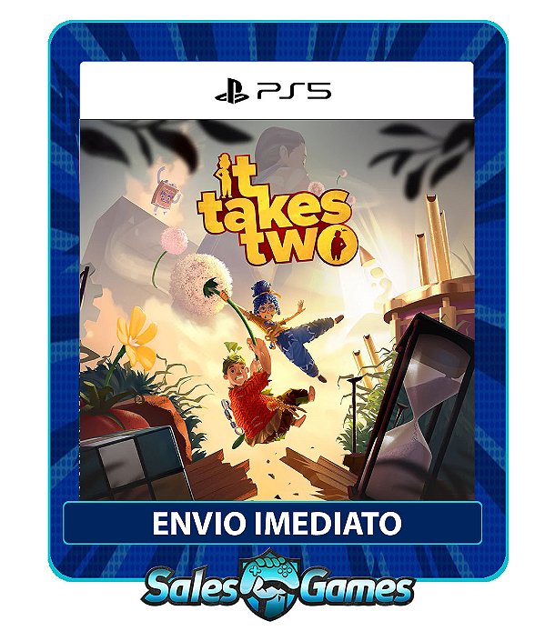 It Takes Two - PS5 - Edição Padrão - Primária - Mídia Digital.