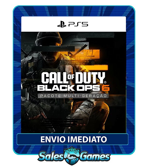 PRE VENDA - Call of Duty: Black Ops 6 - PS5 - Edição Padrão - Primária - Mídia Digital.