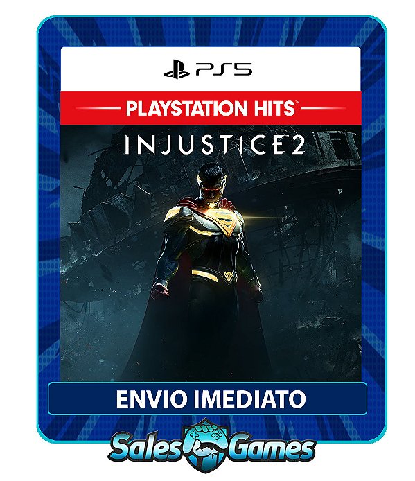 Injustice 2- PS5 - Edição Padrão - Primária - Mídia Digital.