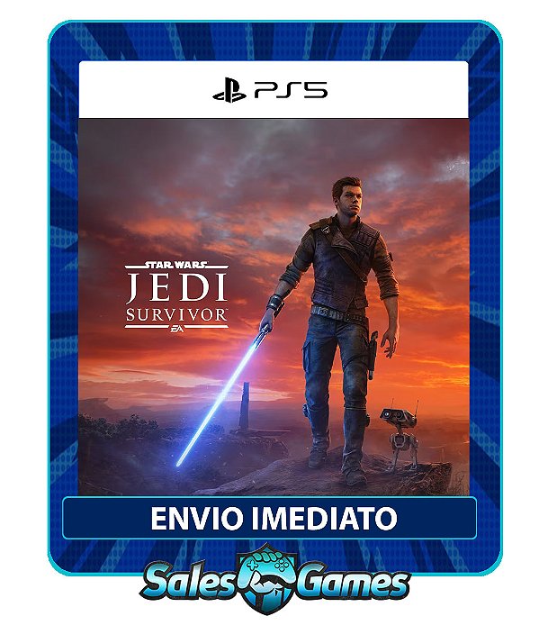 STAR WARS Jedi: Survivor - PS5 - Edição Padrão - Primária - Mídia Digital.