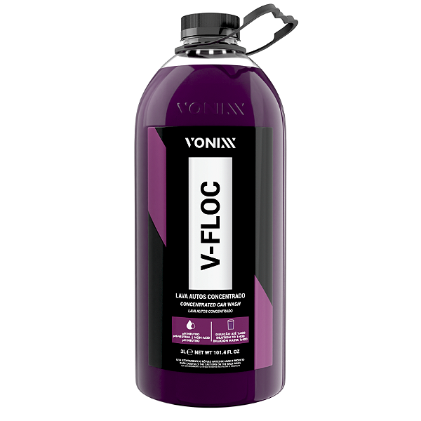 V-Floc Lava Auto Super Concentrado 3L Vonixx