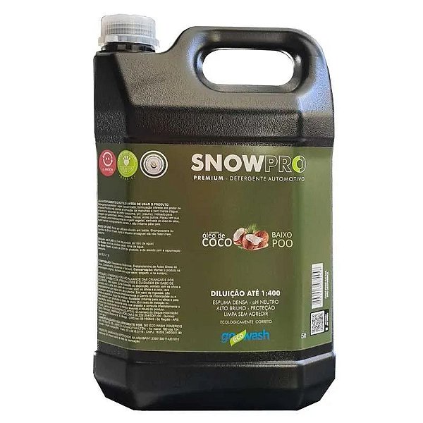 SnowPro Shampoo com Óleo de Coco 5L Go Eco Wash