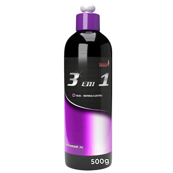 Polidor 3 em 1 - 500 g - Refino, Lustro e Proteção Lincoln