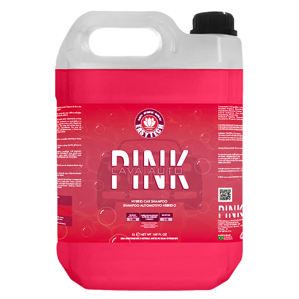Pink Shampoo Automotivo Concentrado 1:200 5L Easytech