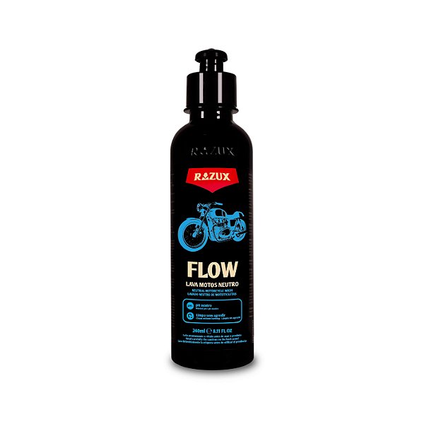 Flow Lava Motos Neutro Concentrado Razux 240ml