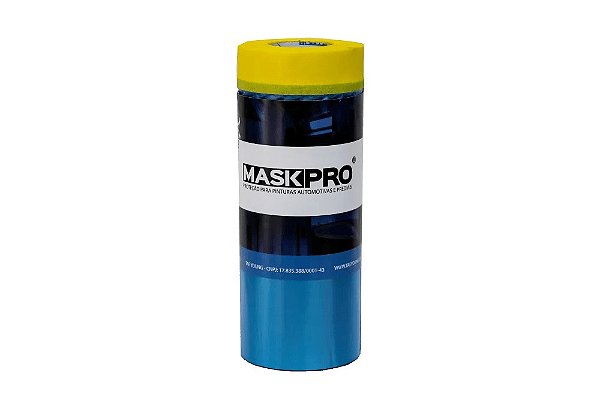 Filme Plástico para Mascaramento c/Fita Crepe 90cm x 20m MaskPro