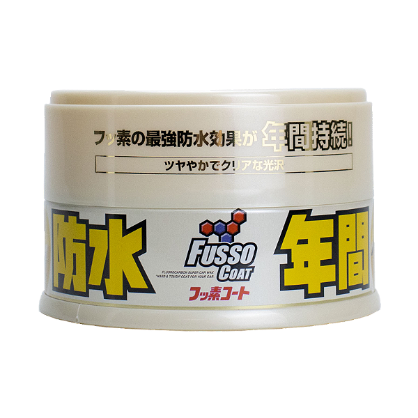 Fusso Coat Light Cera para Carros Brancos e Claros 12 Meses 200g Soft99