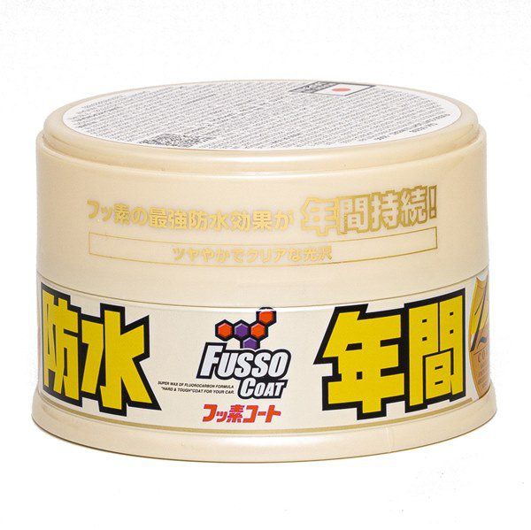 Fusso Coat Light Cera para Carros Brancos e Claros 12 Meses 200g Soft99