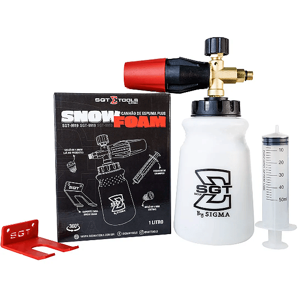 Canhão de Espuma Snow Foam Sigma Tools SGT-9919 Plus - 1 Litro