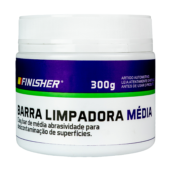 Barra Limpadora Clay Bar Média 300g Finisher