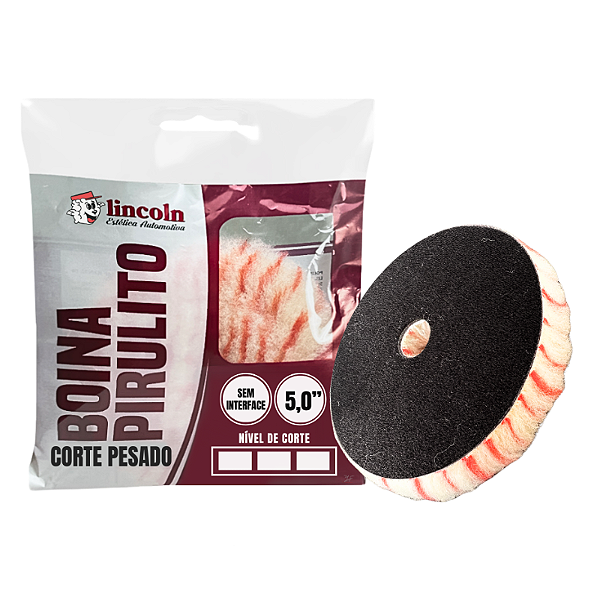 Boina de Lã Pirulito Corte Pesado 5" Lincoln
