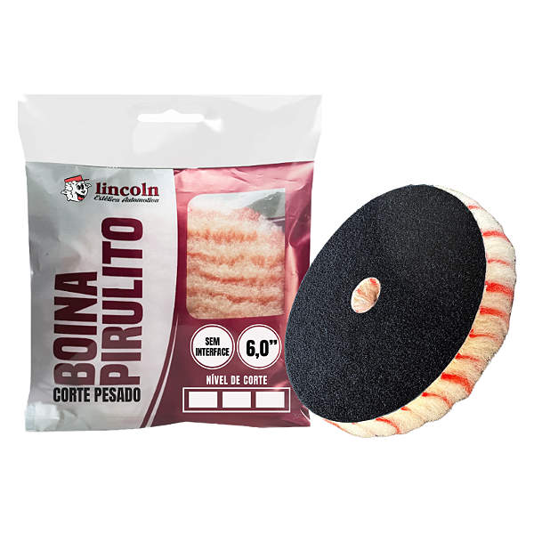 Boina de Lã Pirulito Corte Pesado 6" Lincoln