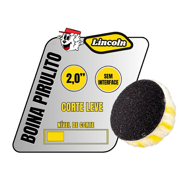 Boina de Lã Pirulito Corte Leve/Refino 2" Lincoln