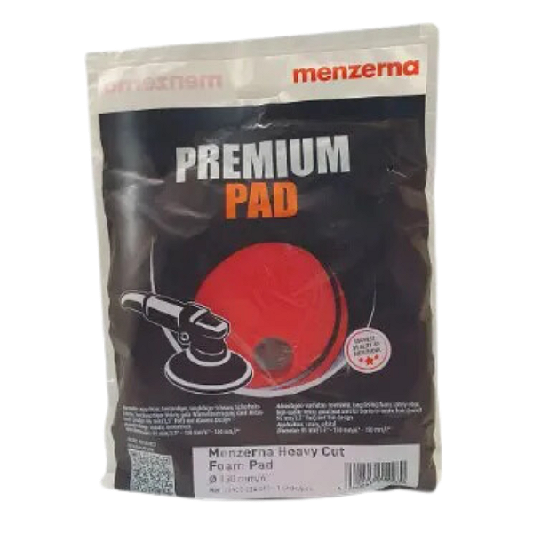 Boina de Espuma Vermelha Corte Pesado Menzerna Heavy Cut Foam Pad 5"