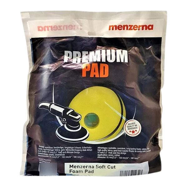 Boina de Espuma Verde Corte Leve Menzerna Soft Cut Foam Pad 5"