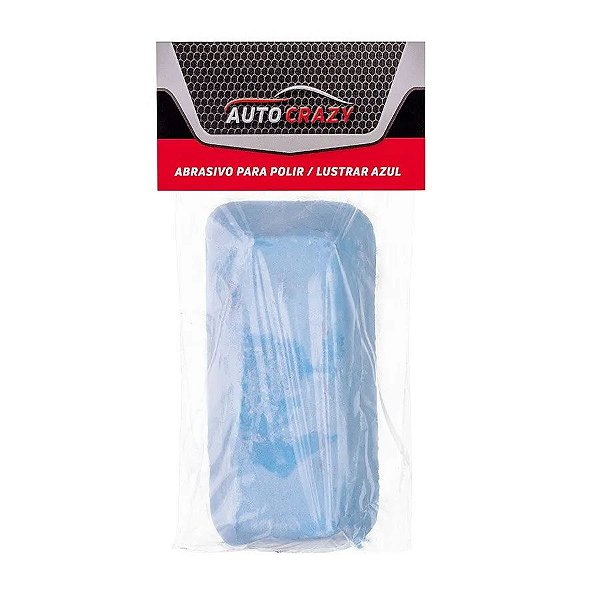 Abrasivo Para Polir e Lustrar Metais Azul 300G Auto Crazy