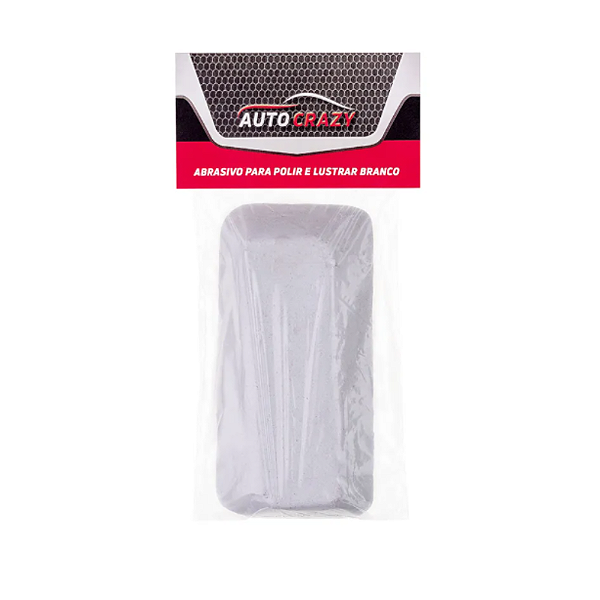 Abrasivo para Polir e Lustrar Branco 300G Auto Crazy