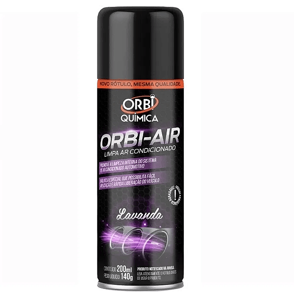 Limpa ar Condicionado Orbi Air Lavanda 200ml Orbi Química