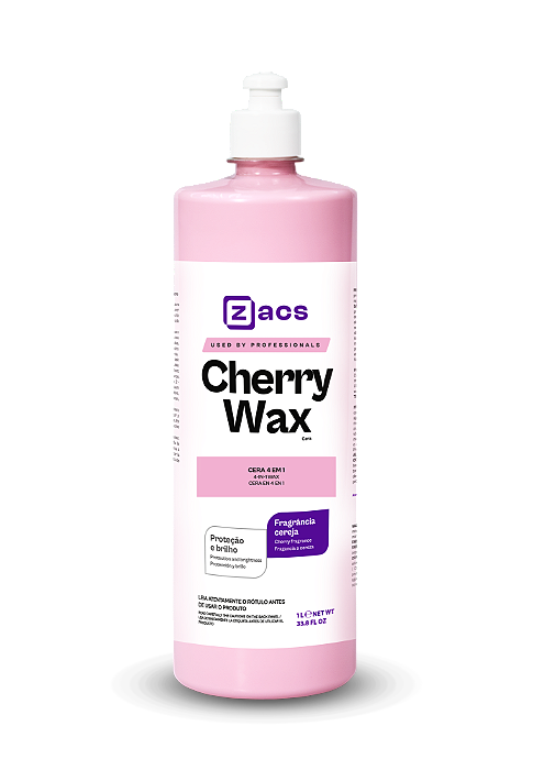 Cherry Wax 1L Cera 4 em 1 Zacs