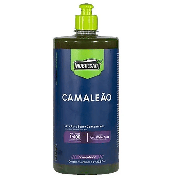 Camaleão - Shampoo Automotivo Super Concentrado - Até 1:400 Nobrecar 1L