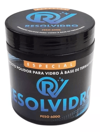 Composto para Polimento de Vidro em Pó 600g Resolvidro