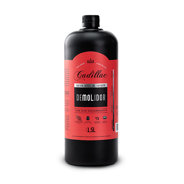 Demolidor Lava Auto Desengraxante Pré Lavagem 1,5 L Cadillac