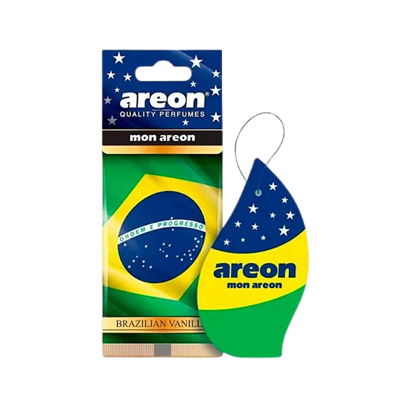 Aromatizante Folha Mon Brazilian Vanilla Brasil Areon
