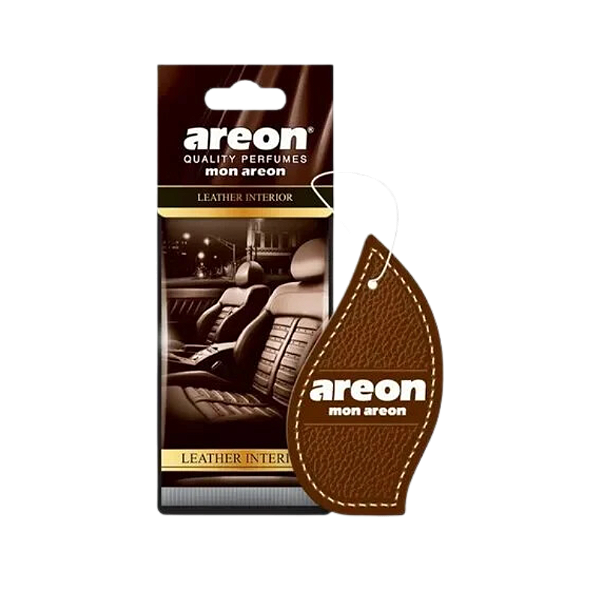 Aromatizante Folha Mon Leather Interior Areon
