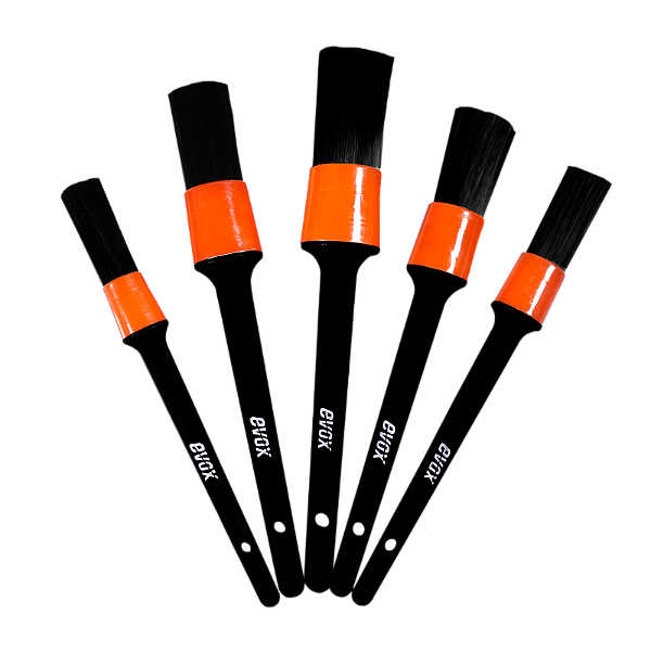 Kit de Pincéis para Detalhamento Externo Evox