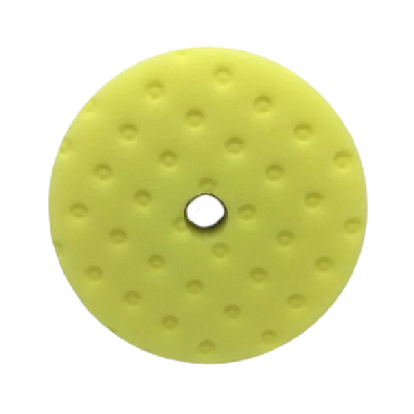 Boina de Espuma Refino Roto Orbital Amarela CCS 5'' Autoamerica