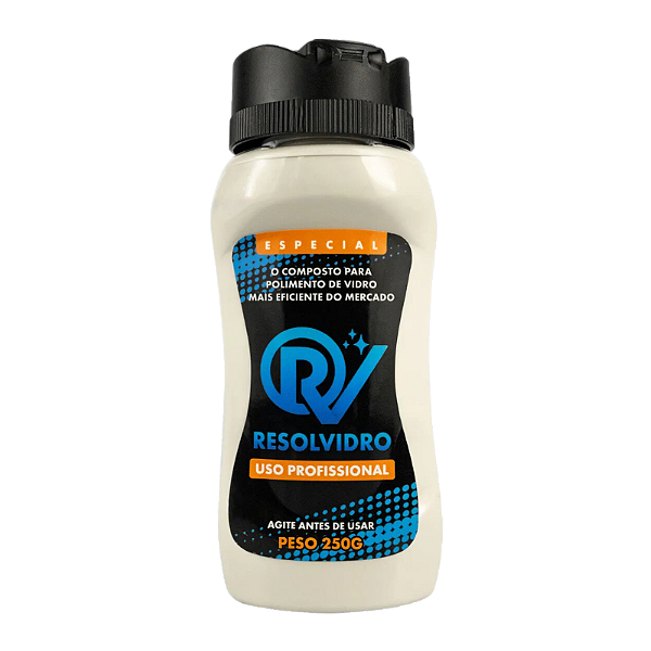 Composto para Polimento de Vidros 250g Resolvidro