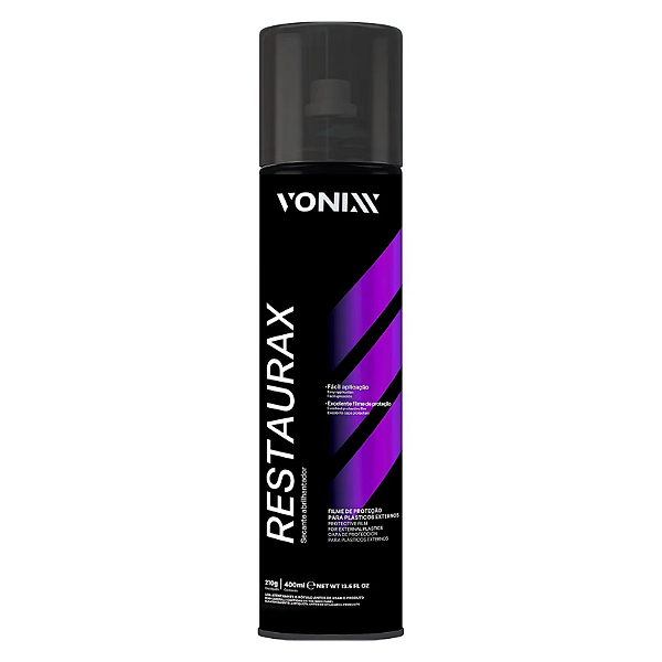 Restaurax Restaurador de Plásticos Spray Aerossol Vonixx 400ml