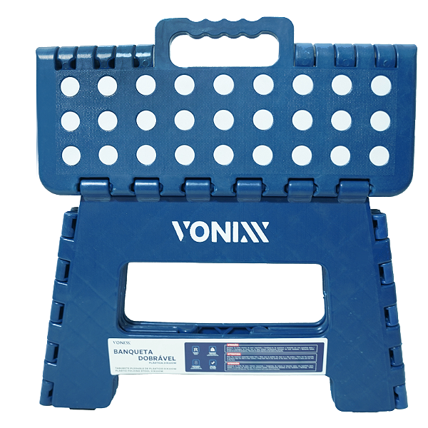 Banqueta Dobrável Plástica 31x22cm Vonixx