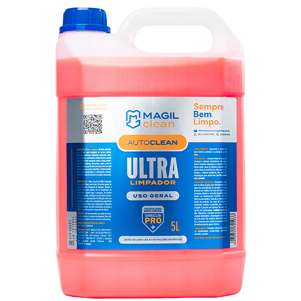 Multilimpador Concentrado Ultra Limpador Autoclean 5L Magil Clean