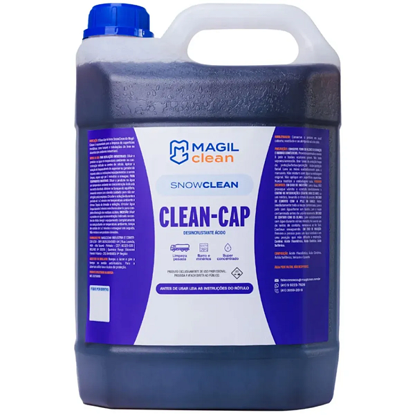 Clean-Cap Desincrustante Ácido 1/20 Magil Clean 5L
