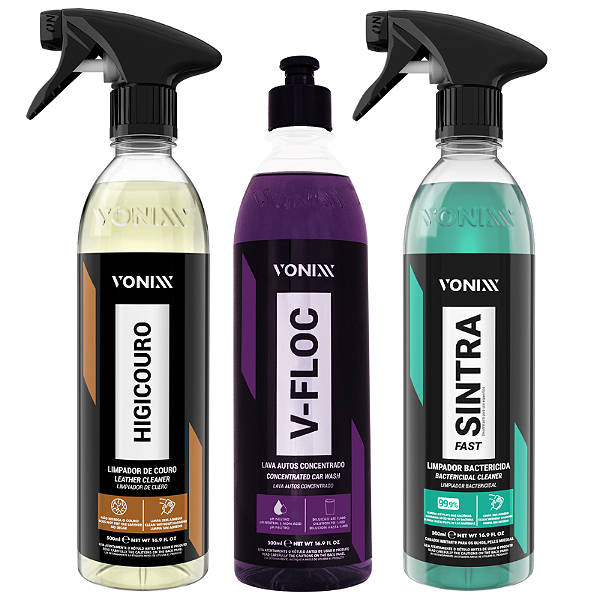 Kit Limpeza Iniciante Vonixx
