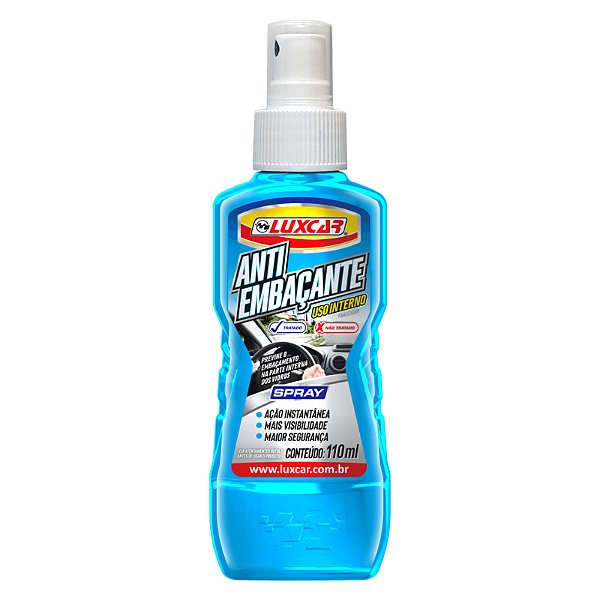 Anti Embaçante para Vidros Spray Luxcar 110ml