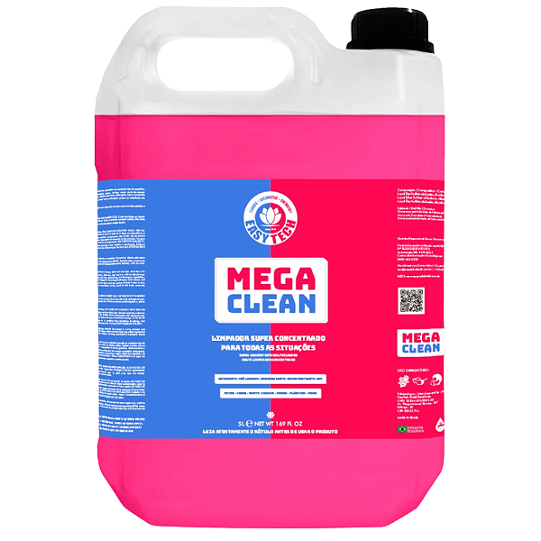 Mega Clean Limpador Super Concentrado Easytech 5L