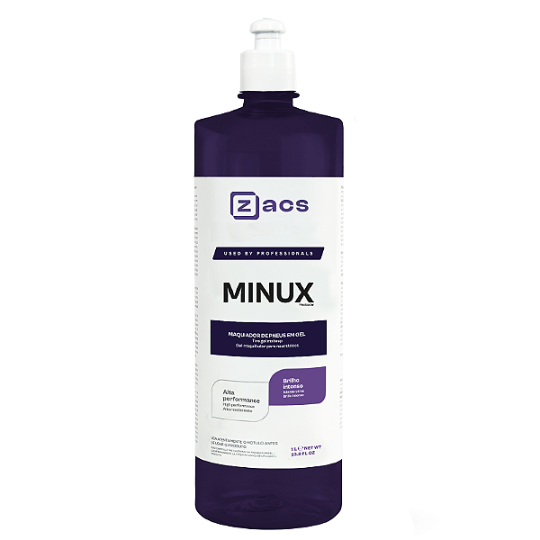 Minux Maquiador de Pneus em Gel Zacs 1L