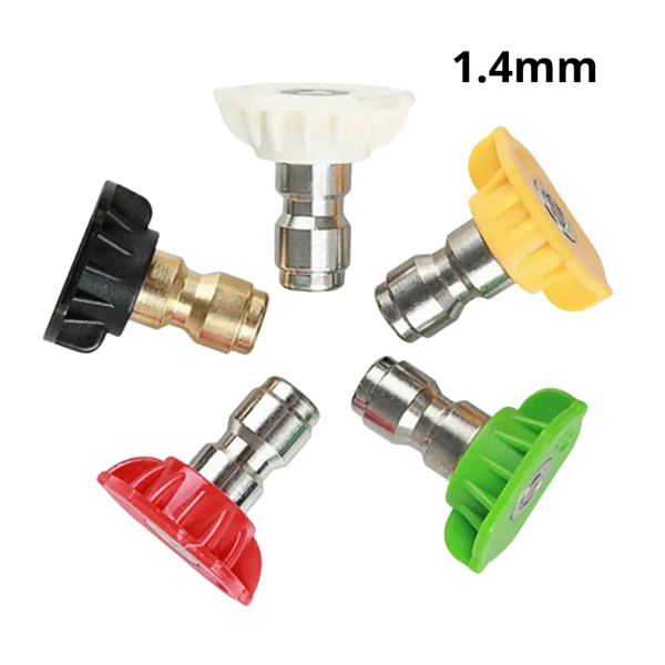 Kit 5 Bicos para Lavadora de Alta Pressão 4500PSI 1.4mm Kers