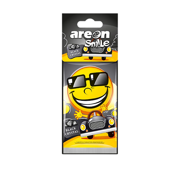 Aromatizante Folha Smile Seco Black Crystal Areon